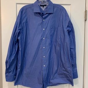 Tommy Hilfiger Men’s Dark Blue Button Down Shirt